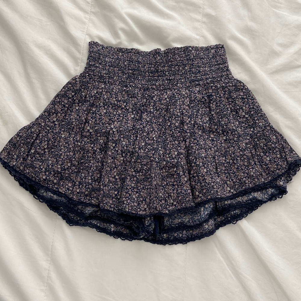 Floral miniskort